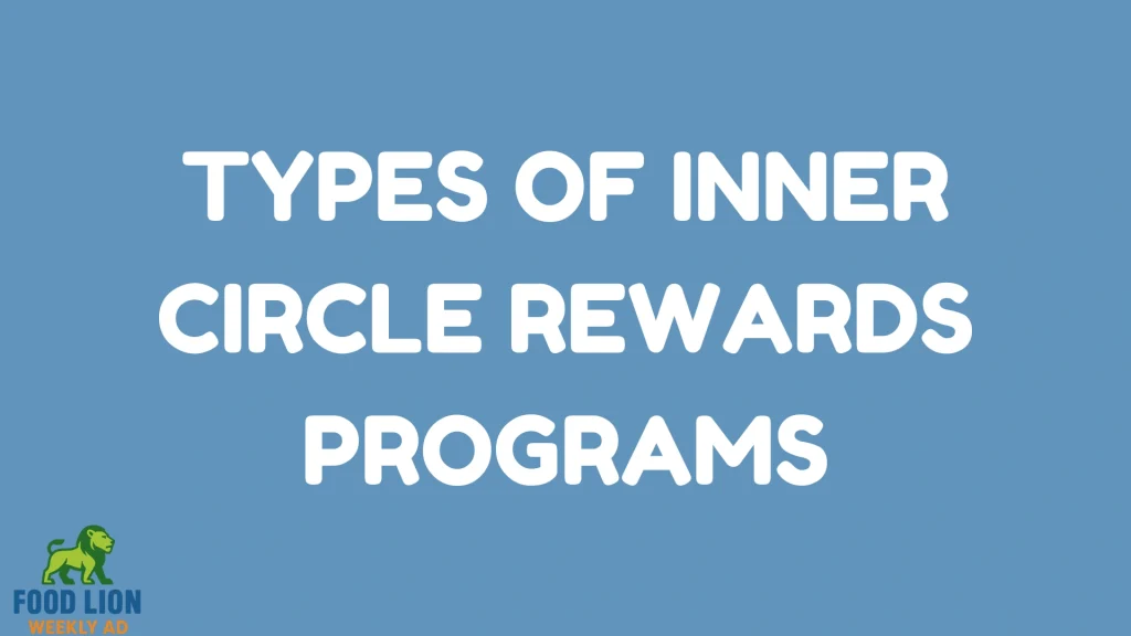 Types of Inner Circle Rewards Programs