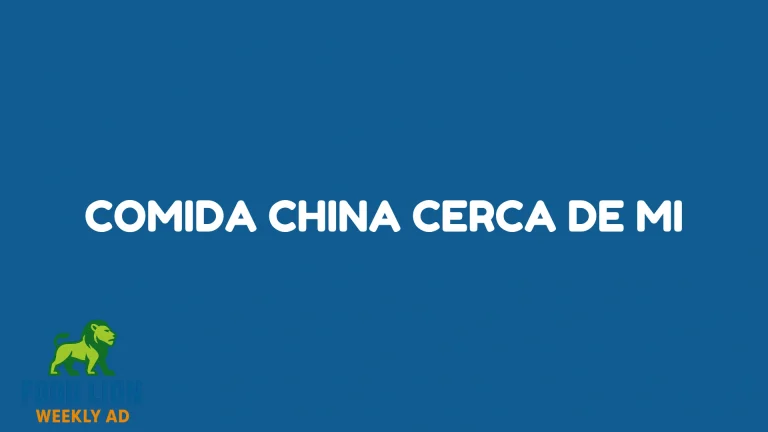 Comida China Cerca de Mi Mean