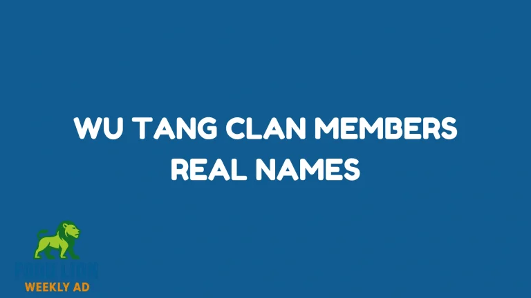 Wu Tang Clan Members Real Names