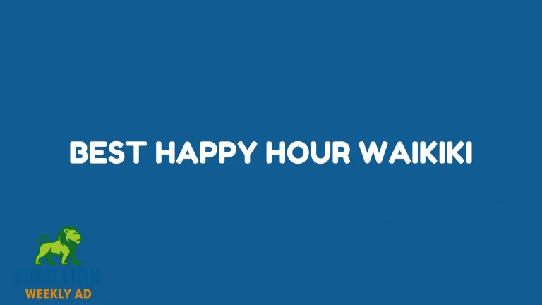 Best Happy Hour Waikiki