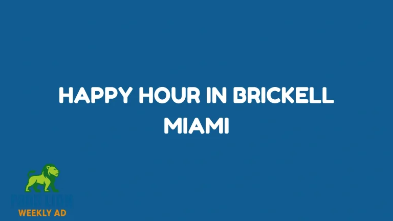 Happy Hour in Brickell Miami