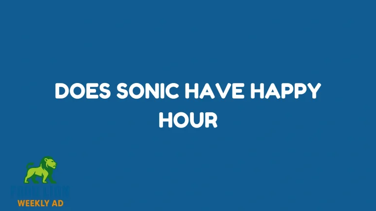 does sonic have happy hour