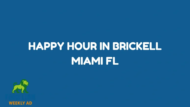 happy hour in brickell miami fl
