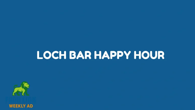 loch bar happy hour